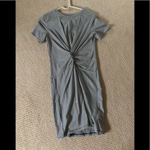 NWOT Women’s striped front tie theory dress